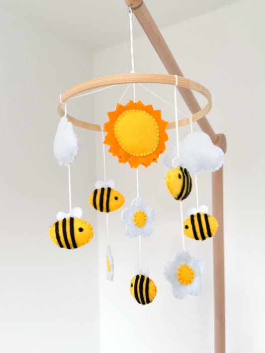 Bee & Daisy Baby Mobile