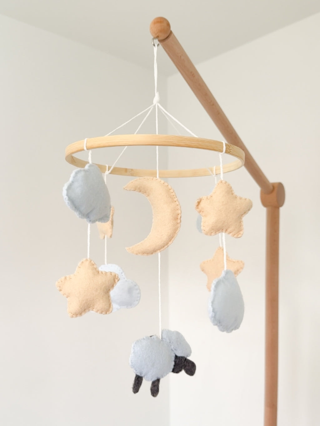 Sheep Under The Moon And Stars