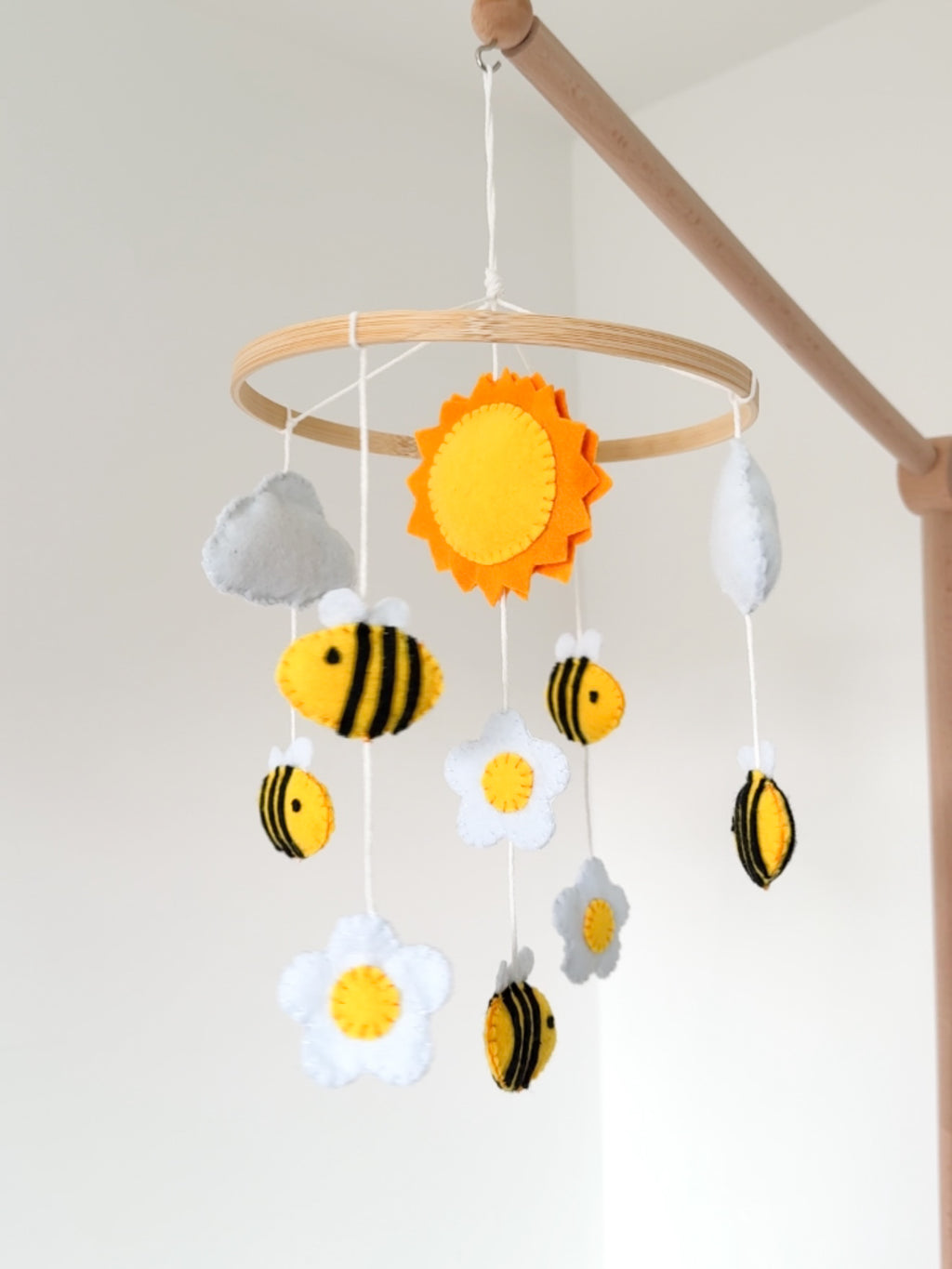 Bee & Daisy Baby Mobile