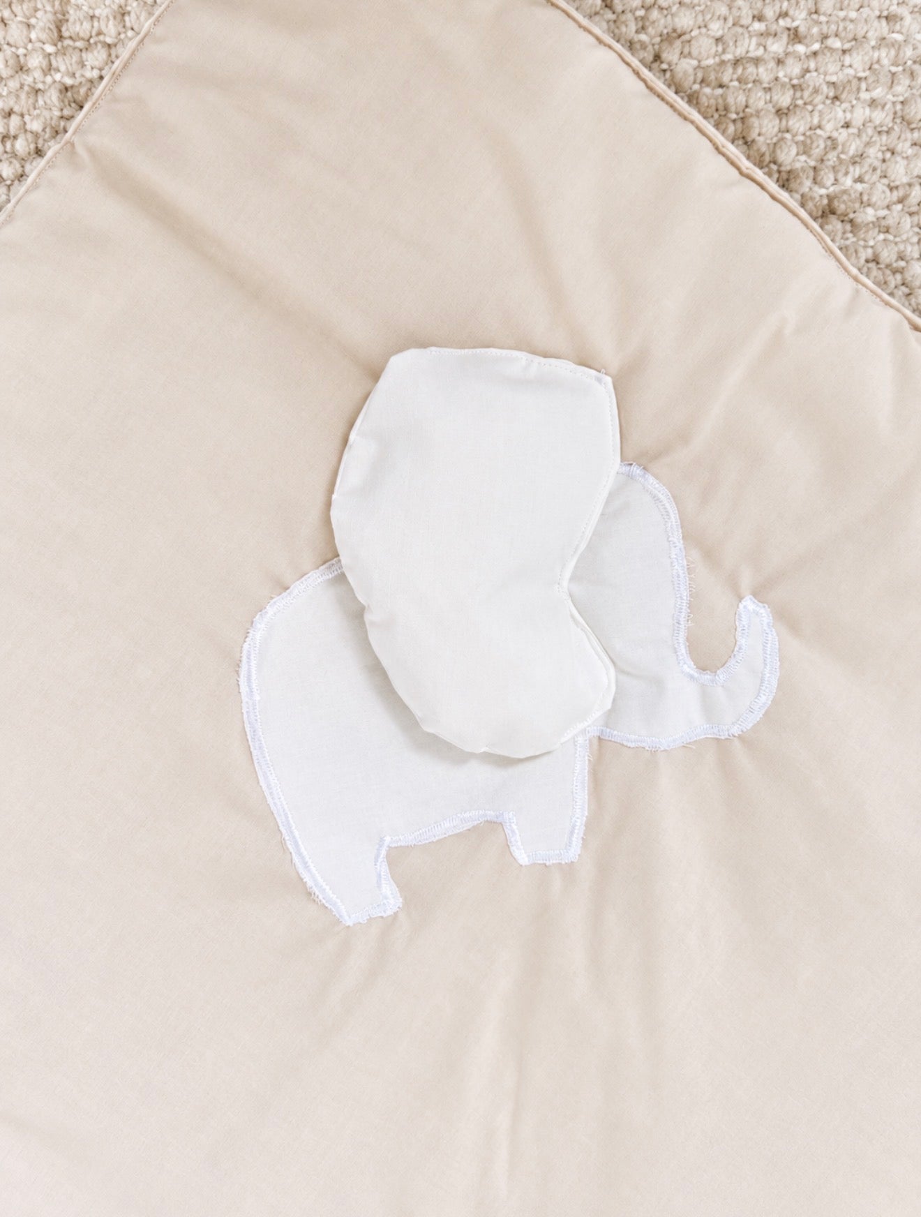 Baby Safari Sensory Play Mat – Lion Mirror, Banana Rattle & Crinkle Elephant