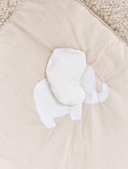 Baby Safari Sensory Play Mat – Lion Mirror, Banana Rattle & Crinkle Elephant