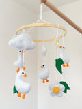 Felt Goose Baby Mobile