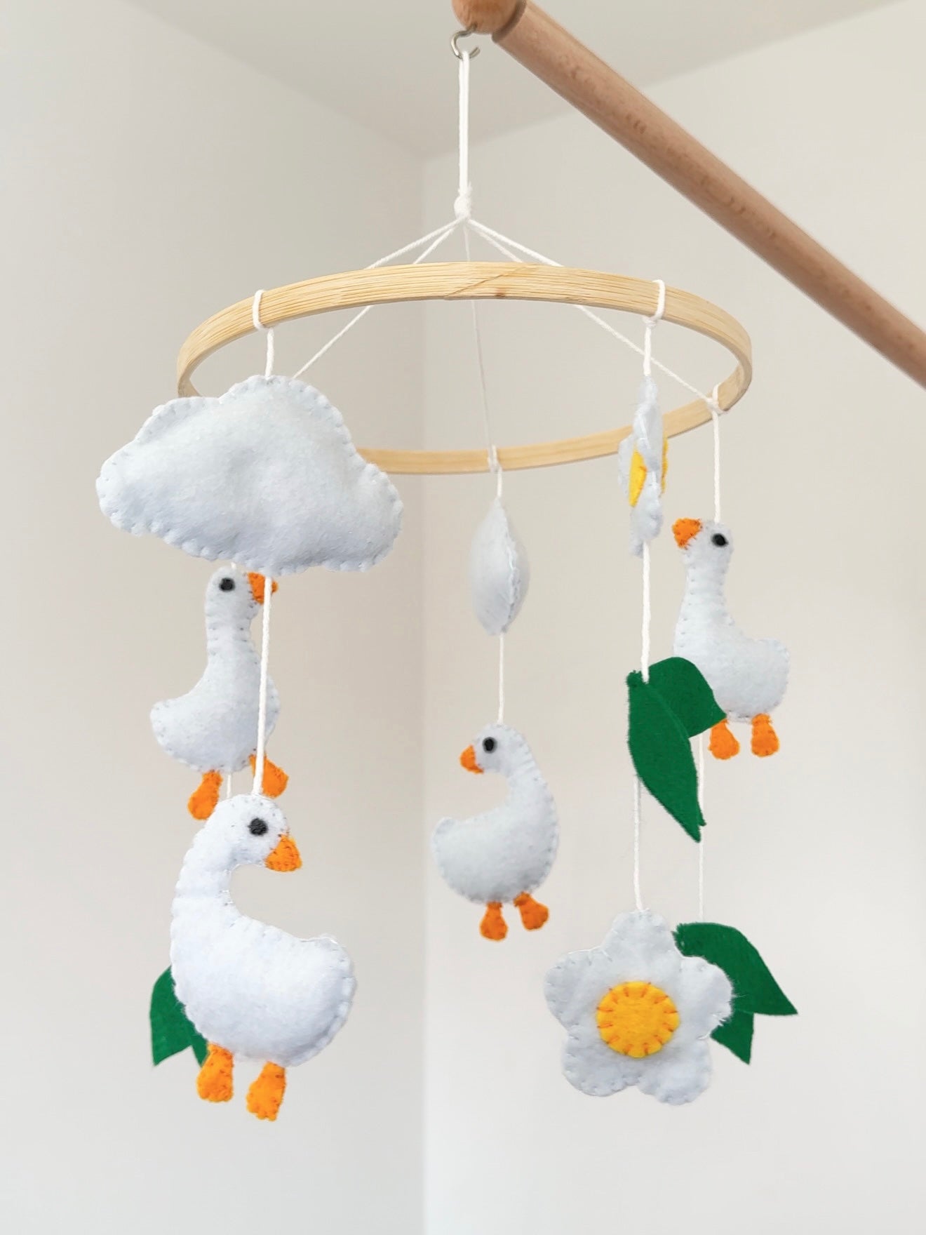 Felt Goose Baby Mobile