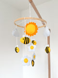 Bee & Daisy Baby Mobile